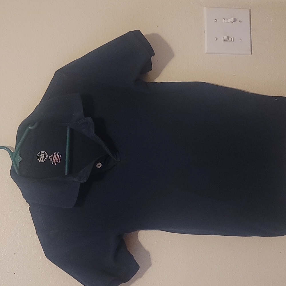 Navy blue uniform shirt